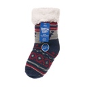 Boys Lounge Socks With Sherpa Lining And Gripper (Pack of 12)