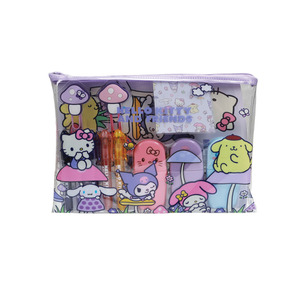 Hello Kitty & Friends PVC Stationery Set (Pack of 6)