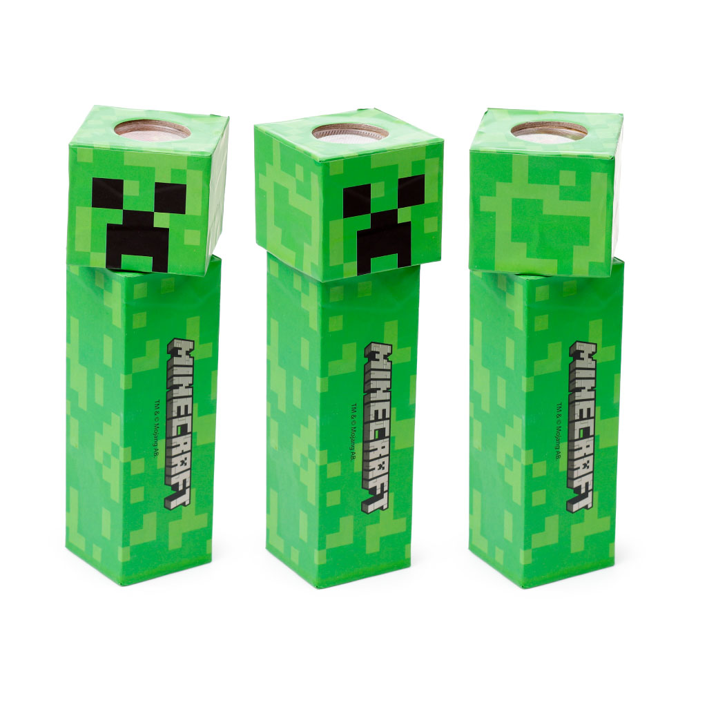 MINECRAFT Creeper Shaped Kaleidoscope (Pack of 16)