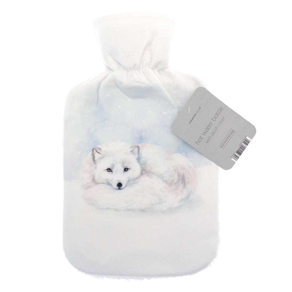 Novelty Printed Hot Water Bottle - Assorted Designs (Pack of 24)