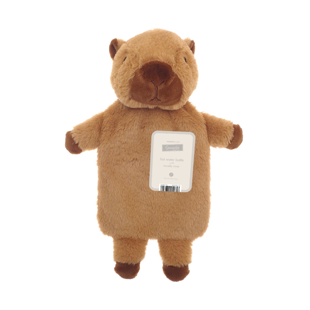 Hot Water Bottle with Novelty Cover - Assorted Snuggly Designs