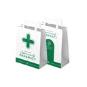 Pharmacy paper carrier bags - large