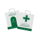 Pharmacy paper carrier bags - large