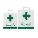 Pharmacy paper carrier bags - extra large