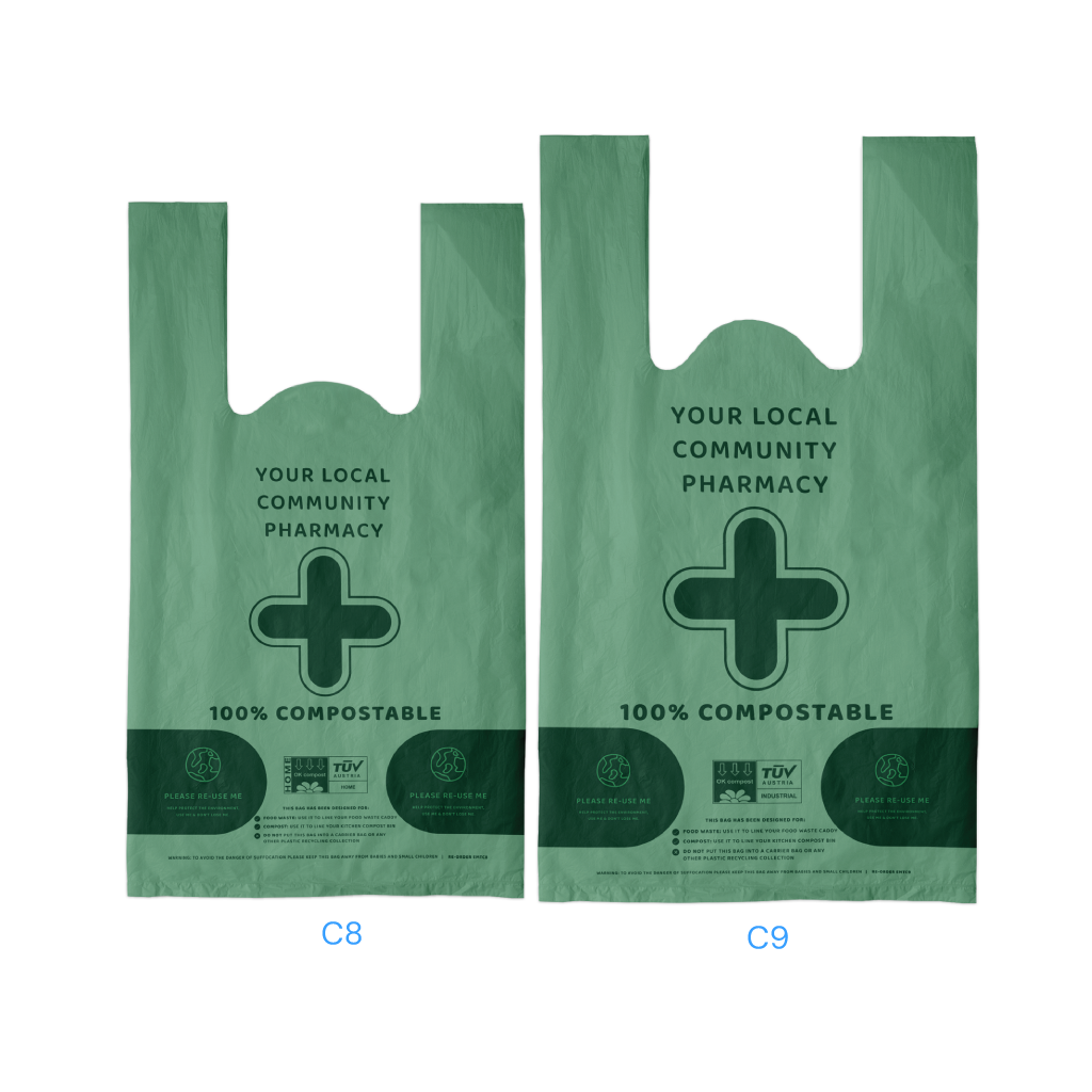 Compostable Carrier Bags - Extra Large