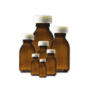 100ml Precapped Round Glass Bottles