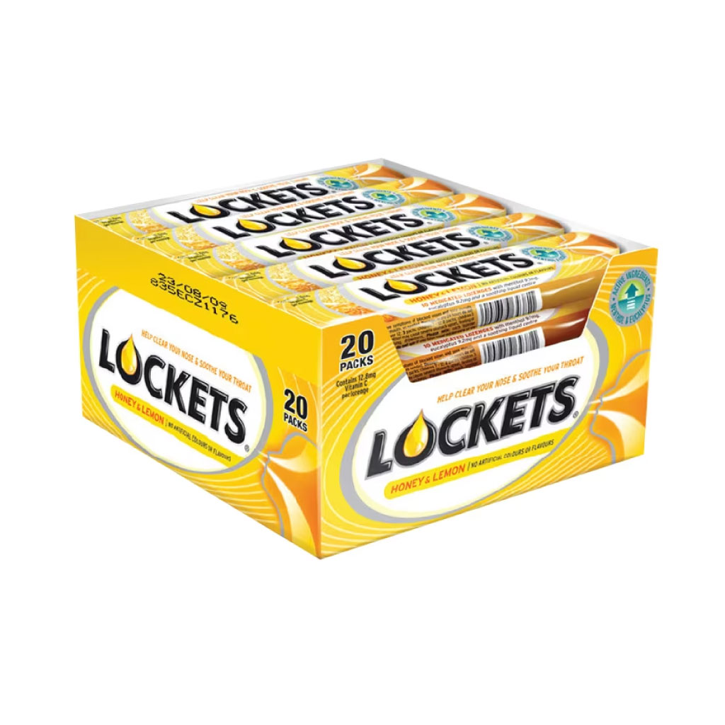 Lockets Honey and Lemon Candy Lozenges 41g