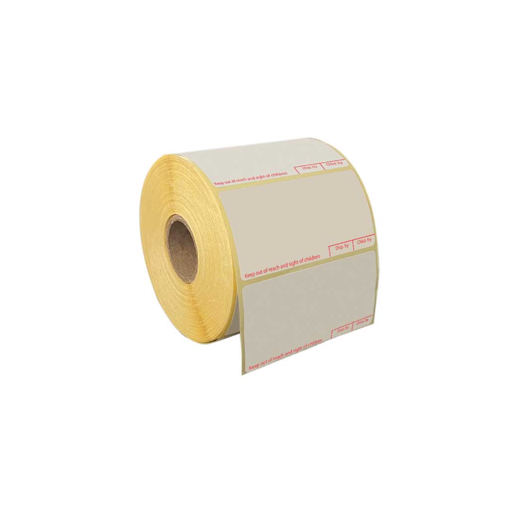 Zebra Pharmacy Dispensing Labels  72x36mm