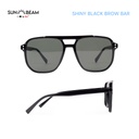 Clip Strip of Mens Sunglasses with Protective Pouches