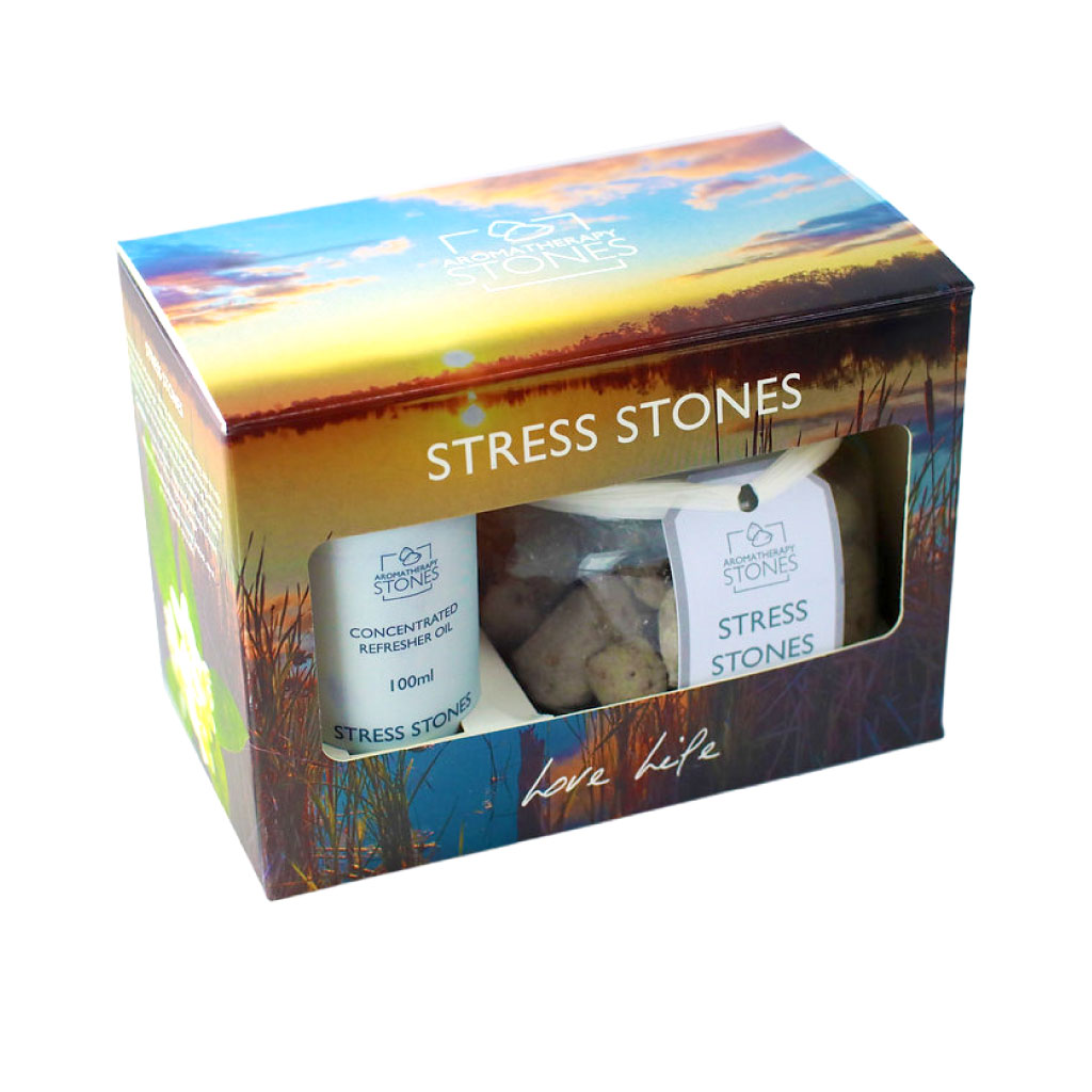 Stress Stones Gift Set - Tea Tree & Eucalyptus