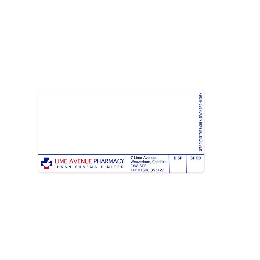 Roshban Lime Avenue Pharmacy Labels