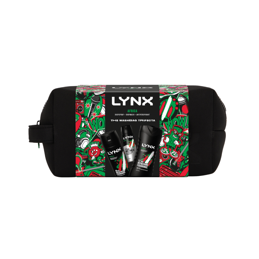 Lynx Africa Washbag Collection Gift Set