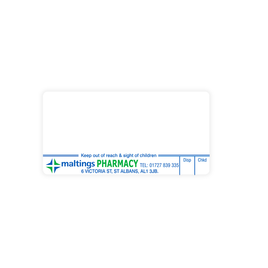 Maltings Dispensing Labels (Jade)