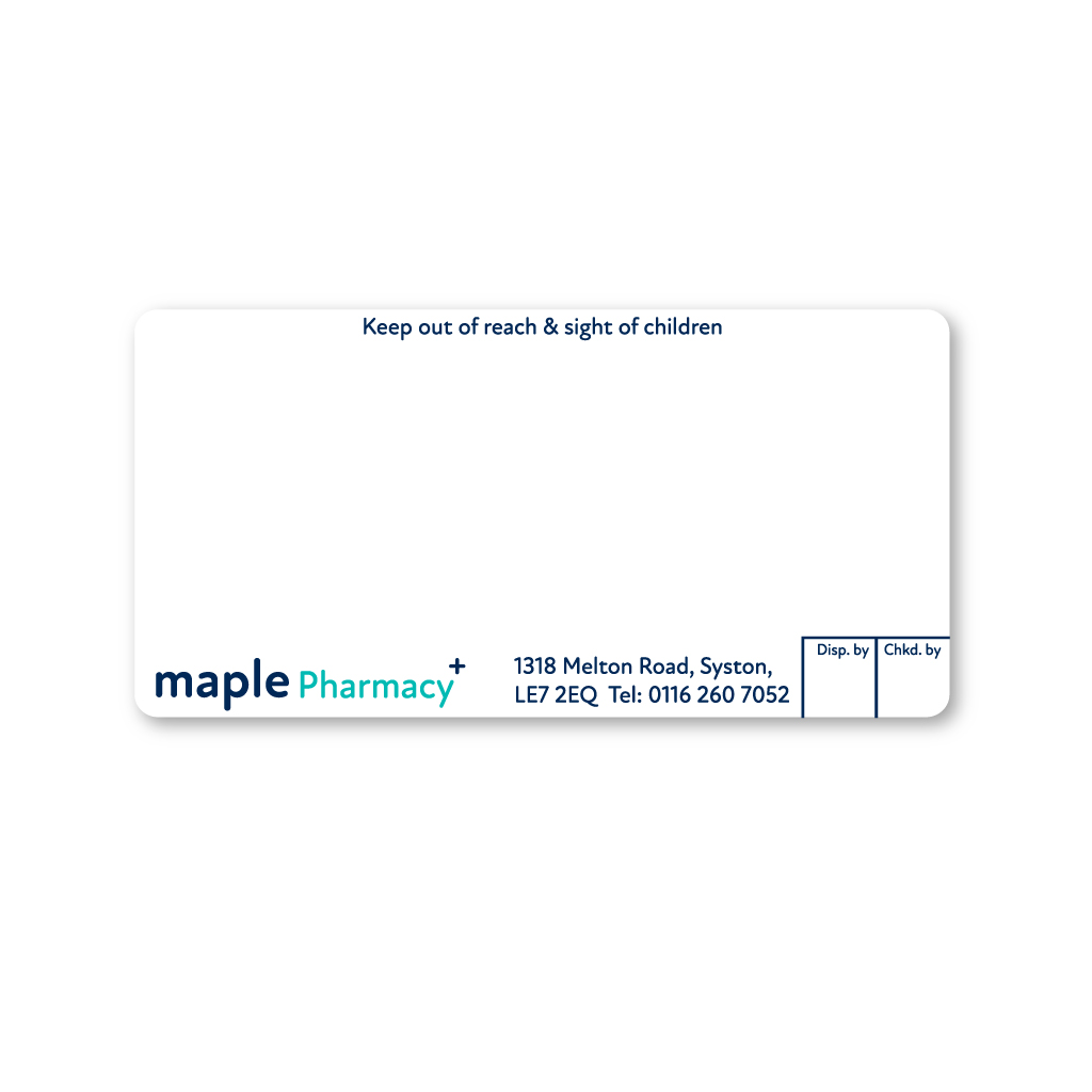 Maple Pharmacy Labels 1318 Melton Road 