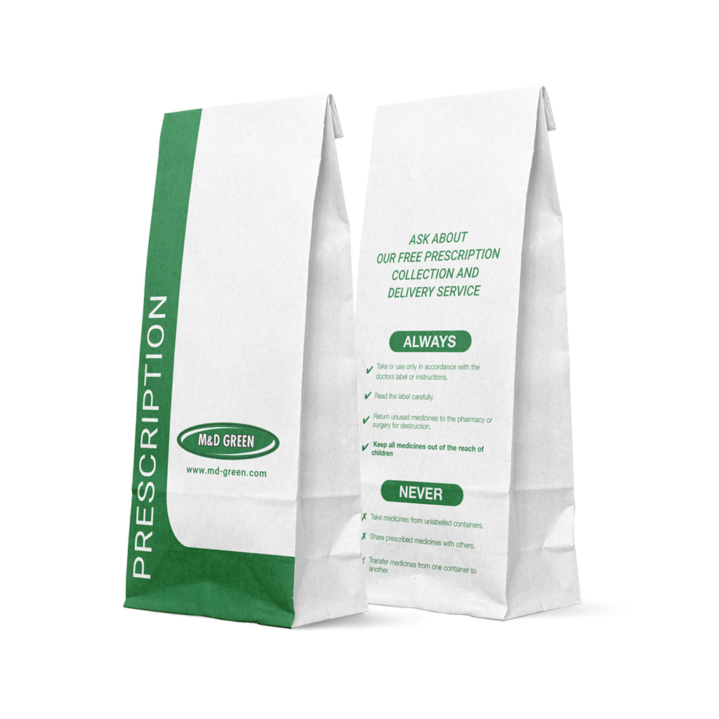 P4L MD Green Prescription Bags