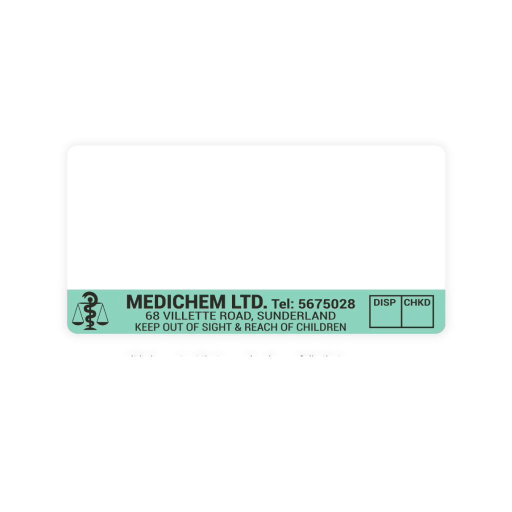 Medichem Villette Dispensing Labels
