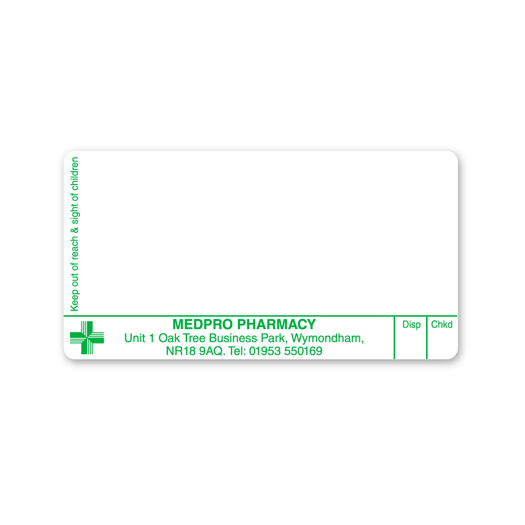 Medpro Pharmacy Labels