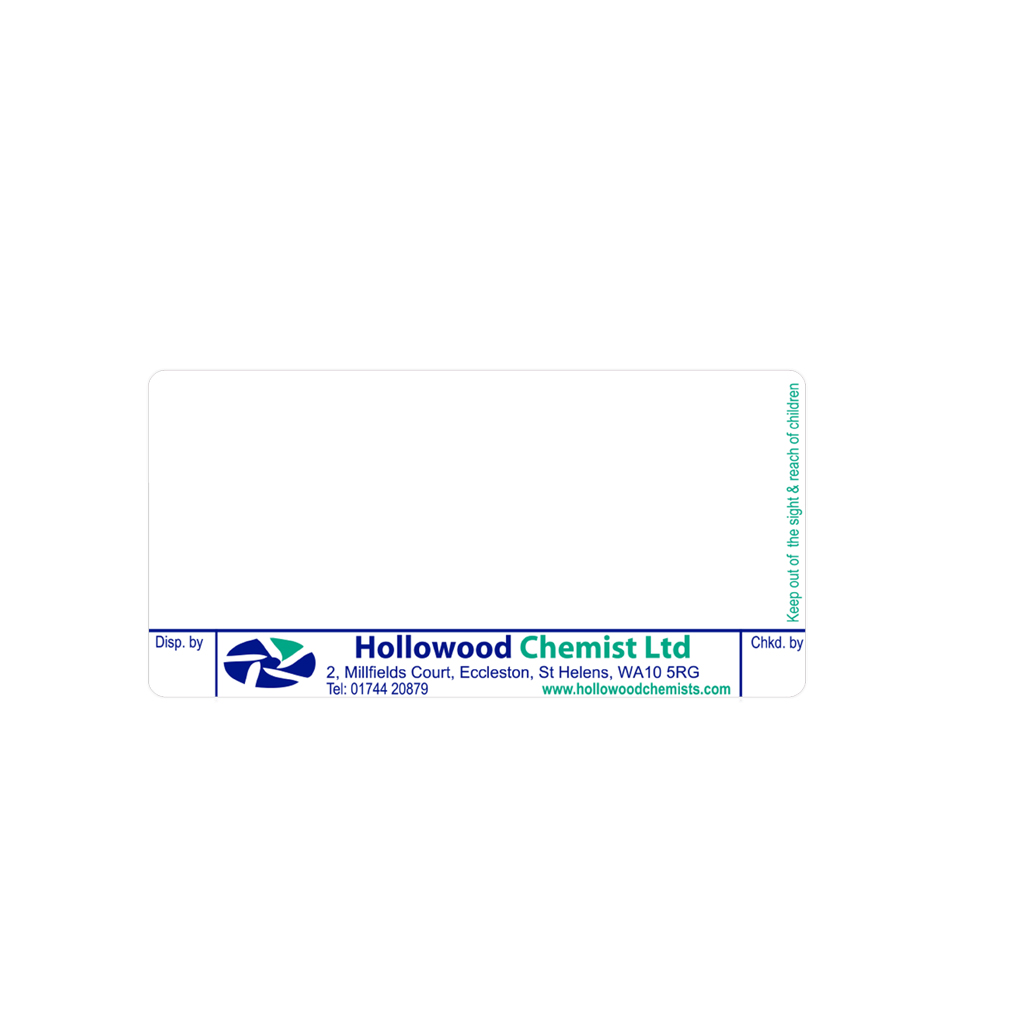 Millfield Pharmacy Labels Hollowood