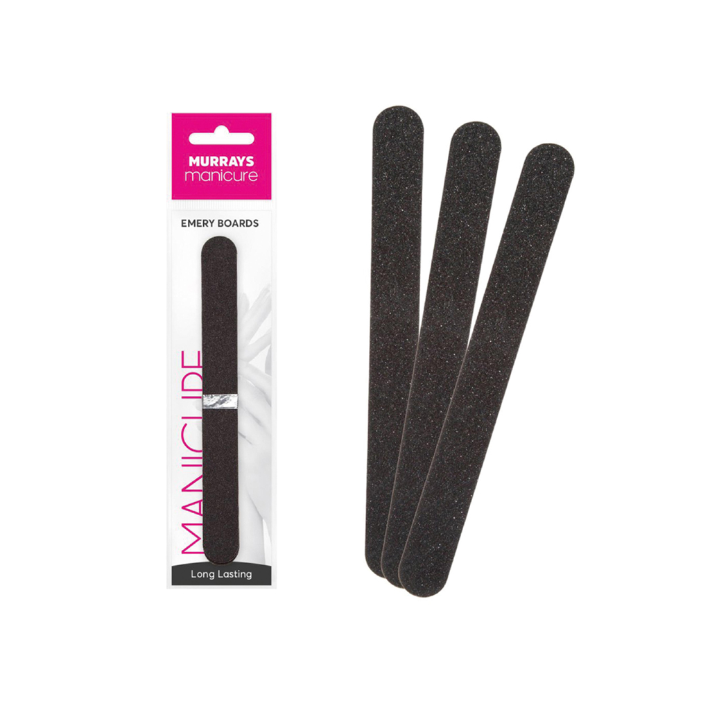 [MM2137] Murrays Manicure Black Emery Board