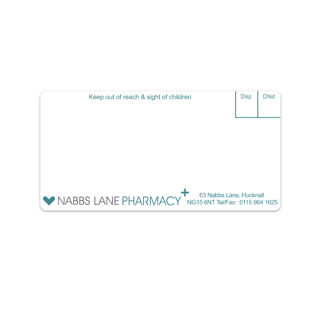 Ascent Group - Nabbs Lane Pharmacy Labels 