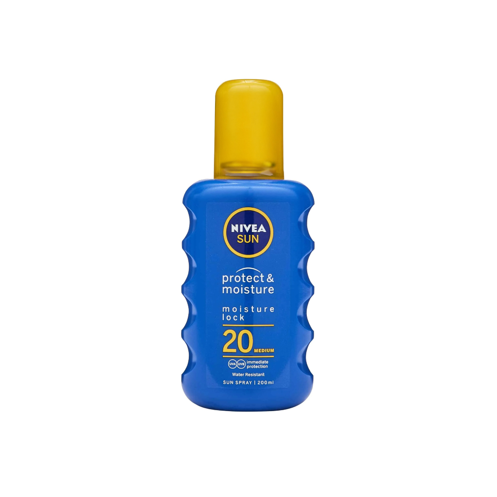 [SUNIV077] Nivea Sun & Protect SPF20 Moisture 200ml Sun Lotion Spray