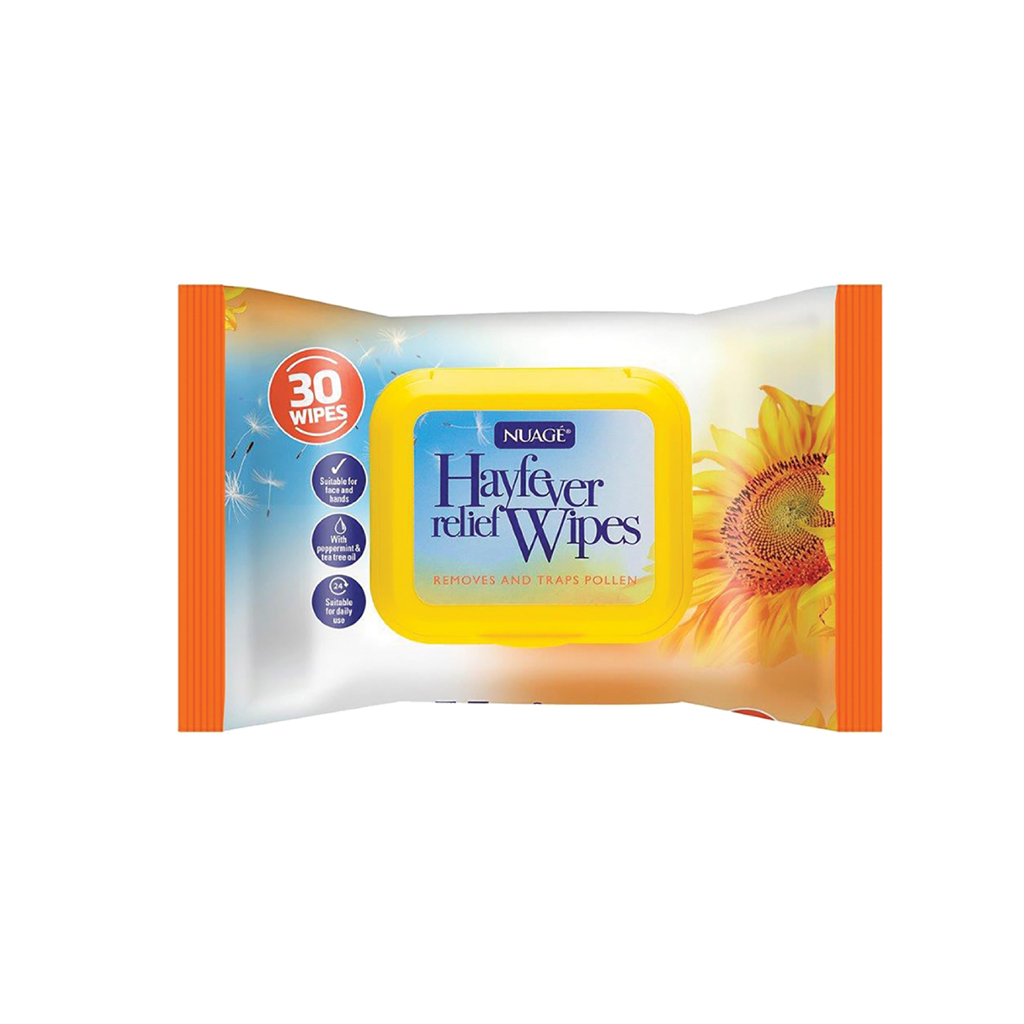 Nuage Hay Fever Relief Wipes 30's