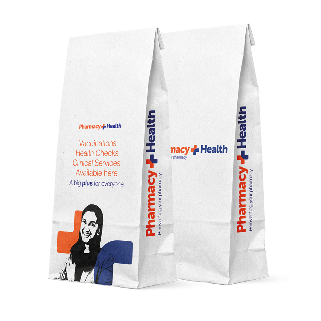 P4 Pharmacy Health Prescription Bags