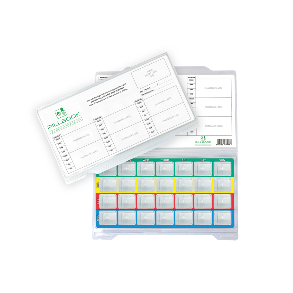 [PB00XL] PillBook Monitored Dosage System 28 Day   Extra Large KIT (MDS)