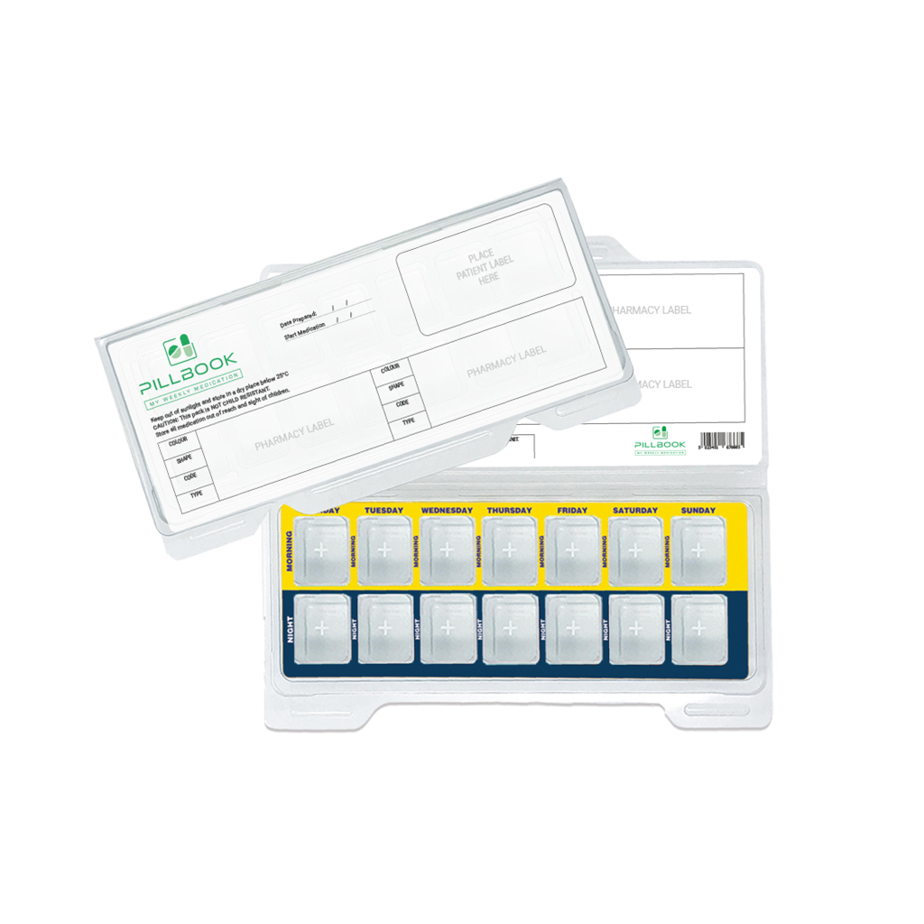 [PB005] Pillbook Monitored Dosage System Twice Daily KIT (MDS)
