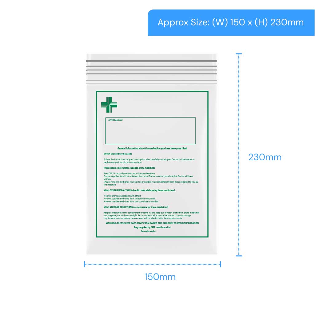 [MGB69] Polygrip Self Seal Bags 150x230mm