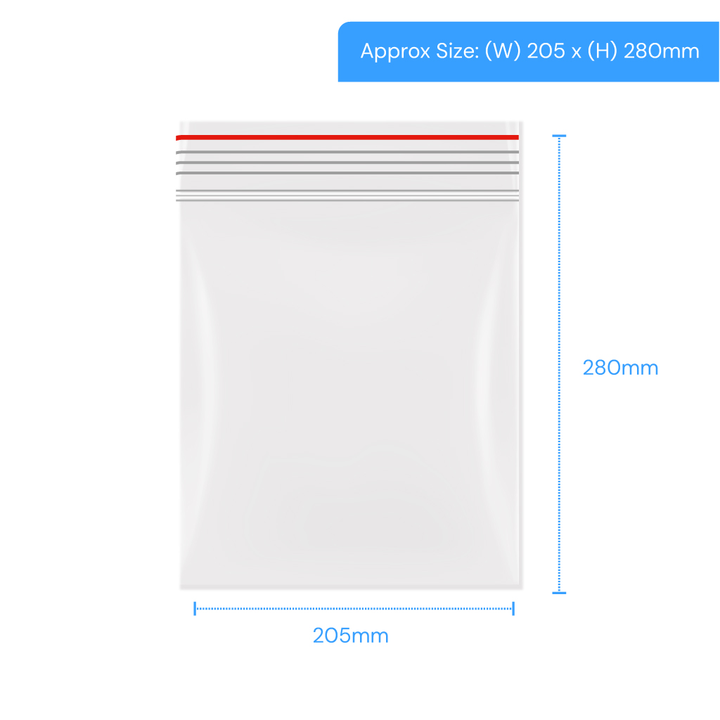 Polygrip Self Seal Bags 205x280mm