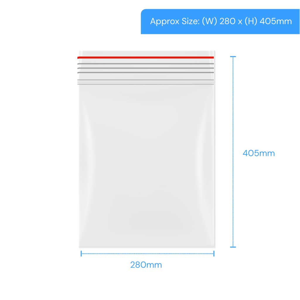 [LGRP170] Polygrip Self Seal Bags 280x405mm 