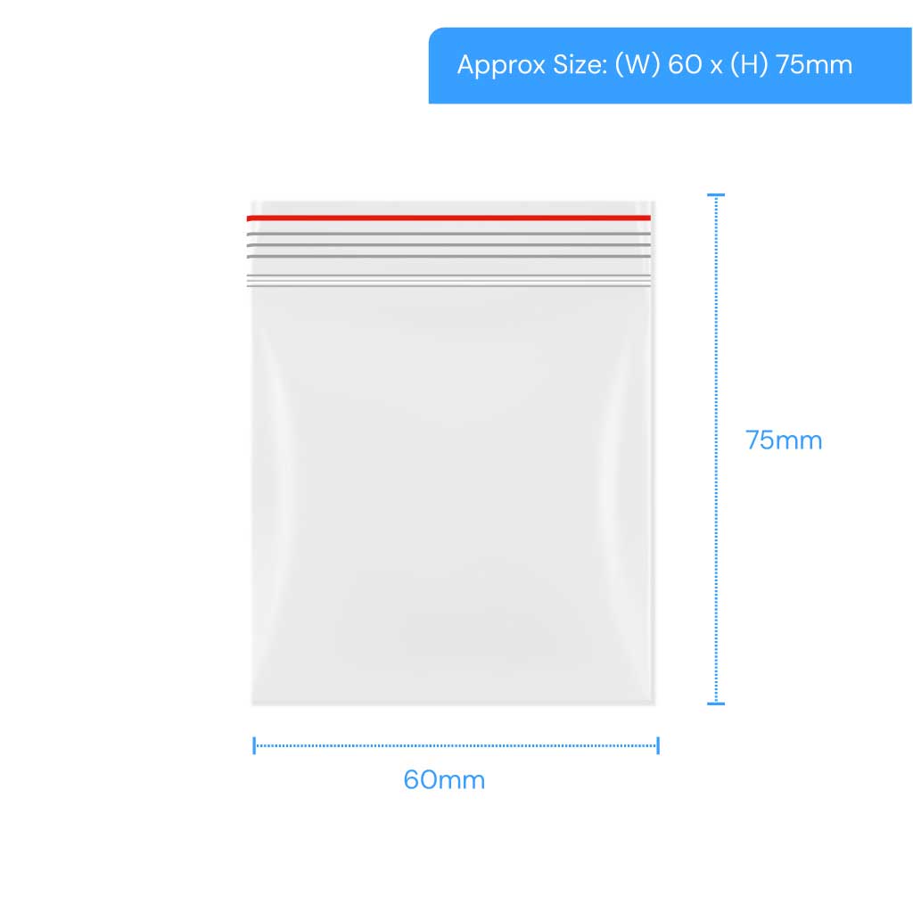 [LGRP031] Polygrip Self Seal Bags 55x75mm 