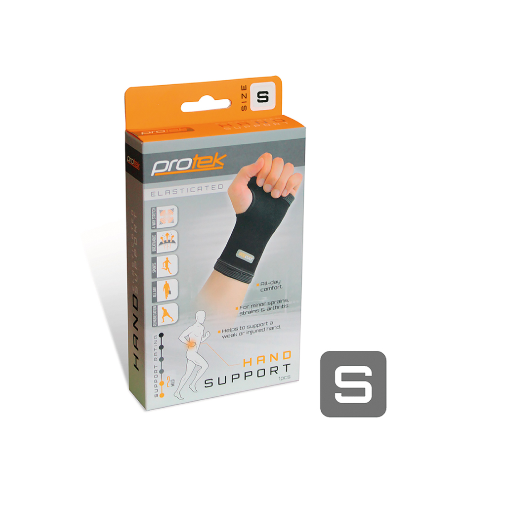 [P20403] Protek Elasticated Hand Support Size Small