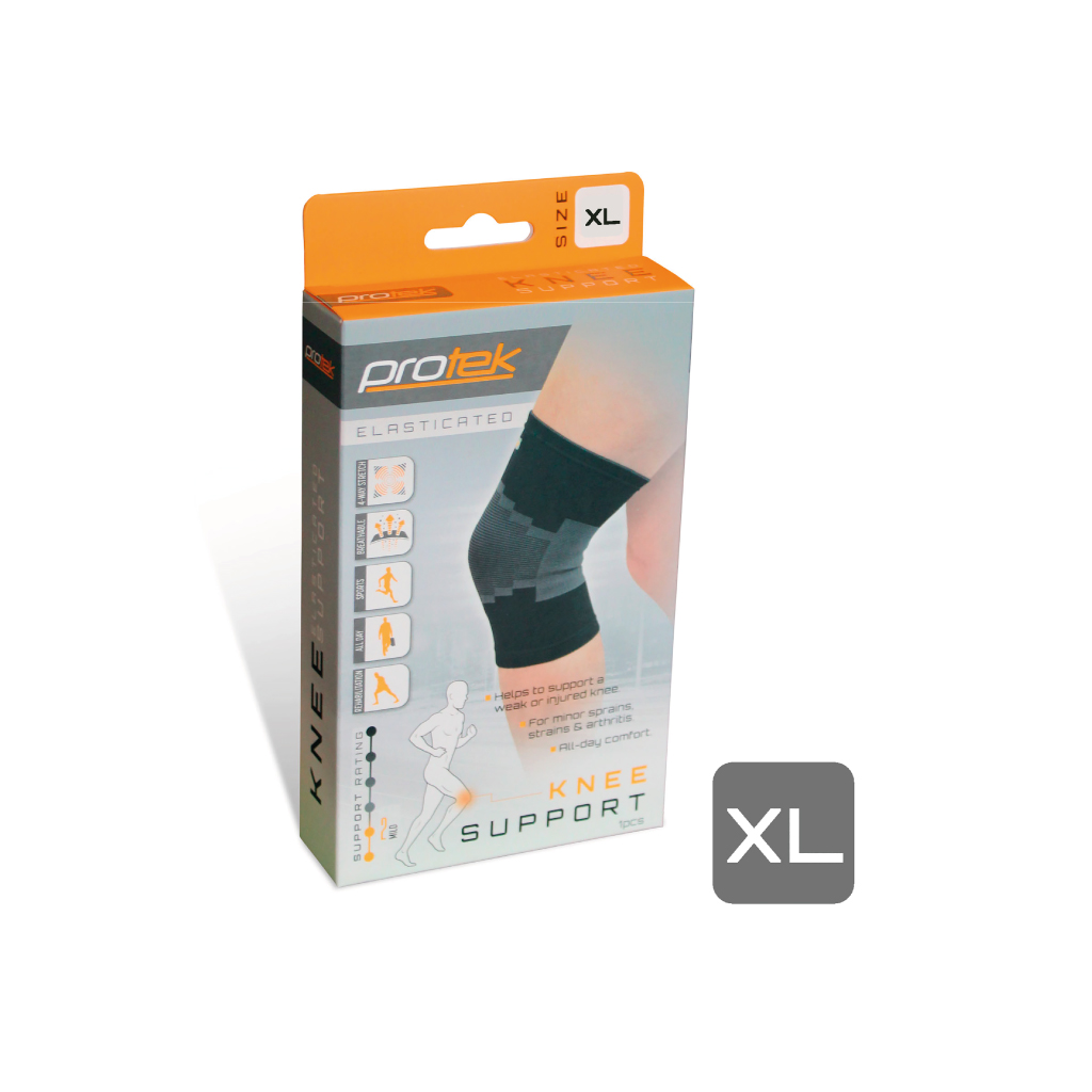 [P20236] Protek Elasticated Knee Support Size Extra Large