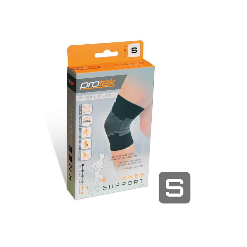 [P20205] Protek Elasticated Knee Support Size Small