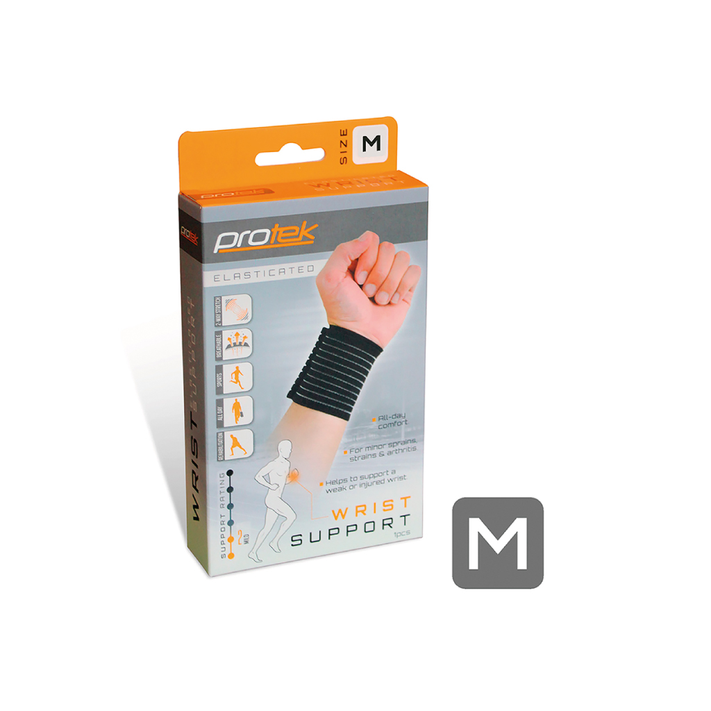 Protek Elasticated Wrist Support - Size Medium