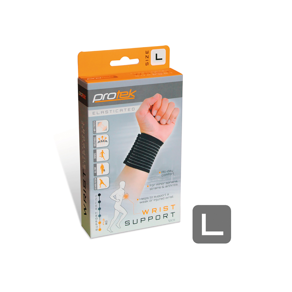 [P20021] Protek Elasticated Wrist Support Size Large