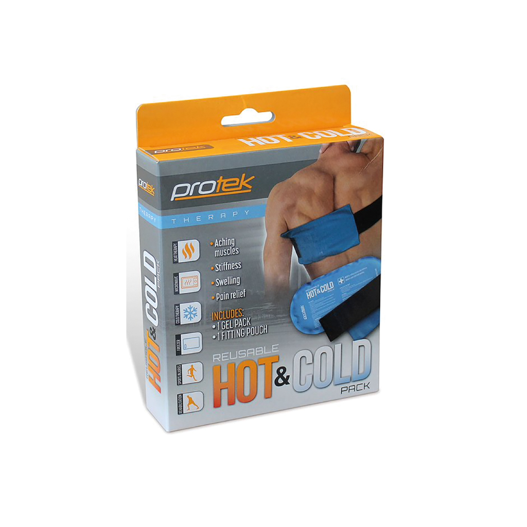 [22605] Protek Reusable Hot & Cold Gel Pack Flexible Pain Relief