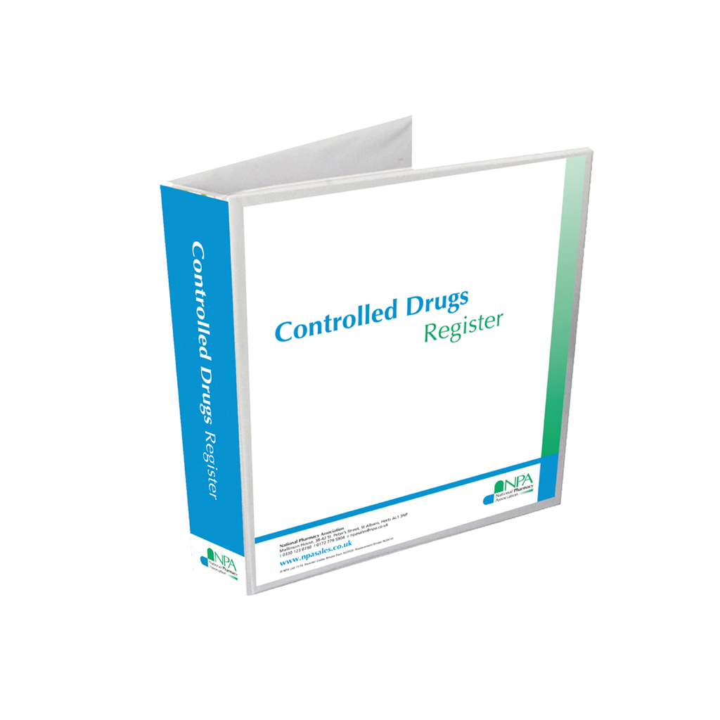 Replacement Empty Binder For Controlled Drugs Register