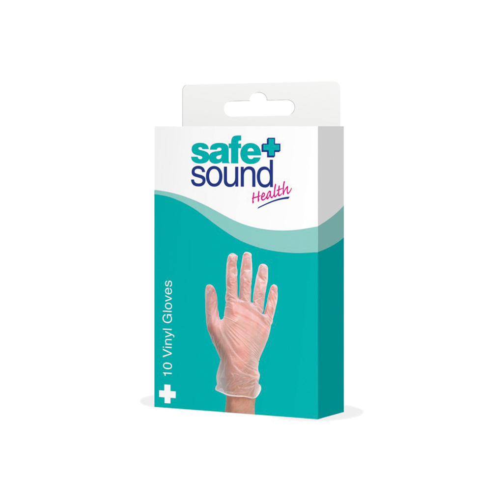 Safe & Sound Vinyl Gloves – Powder-Free & Latex-Free