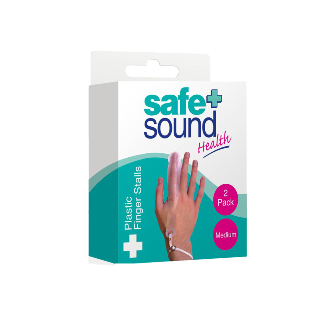 [SA8112] Safe & Sound Plastic Fingerstall (Medium)