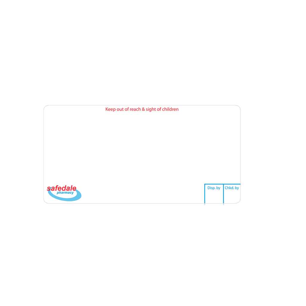 Safedale Pharmacy Labels