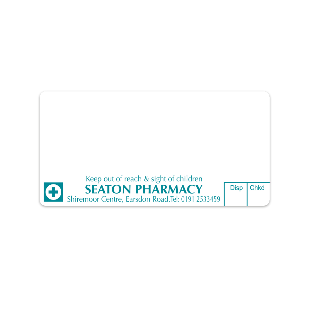 Seaton Pharmacy Labels