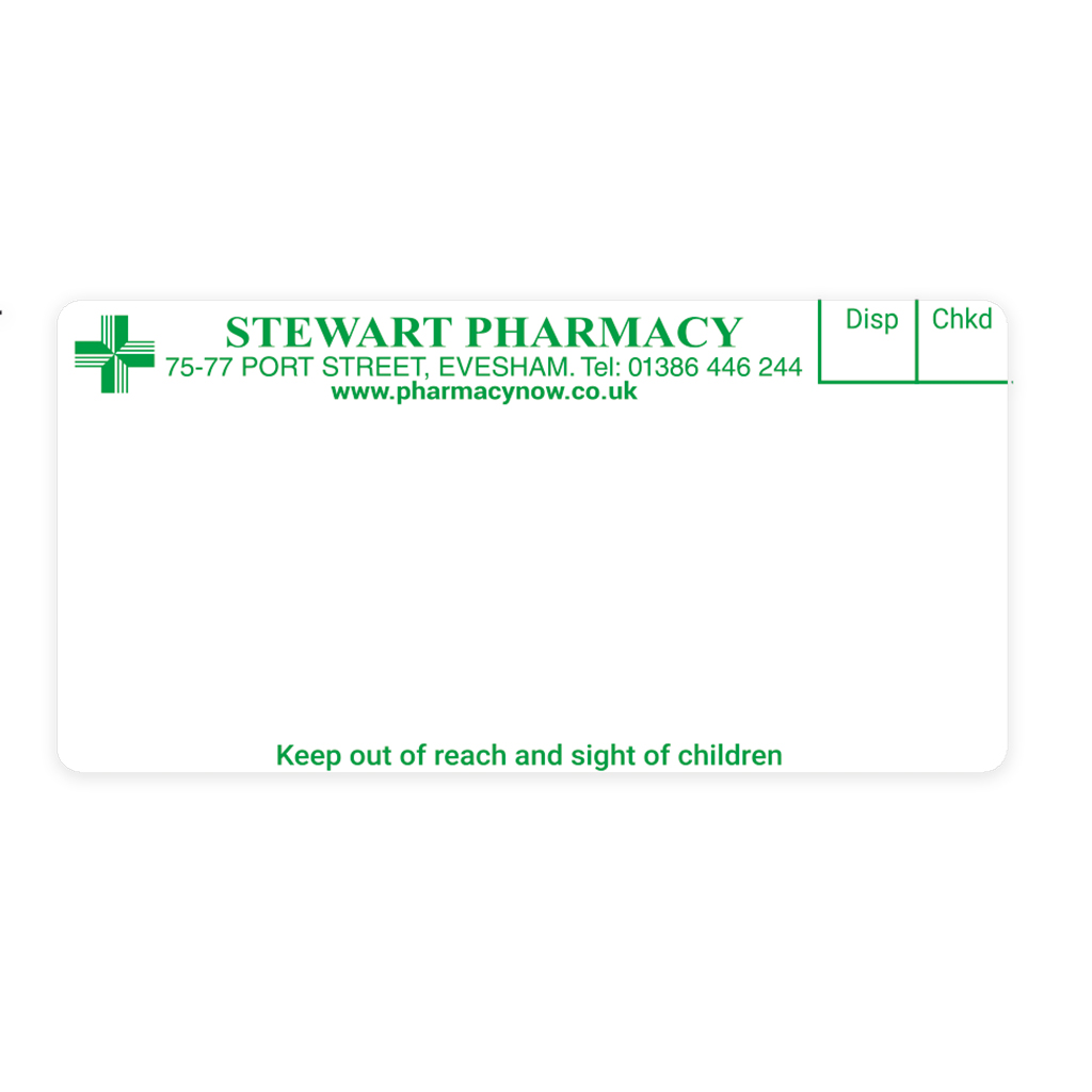 Shaunaks Port Street Pharmacy Labels
