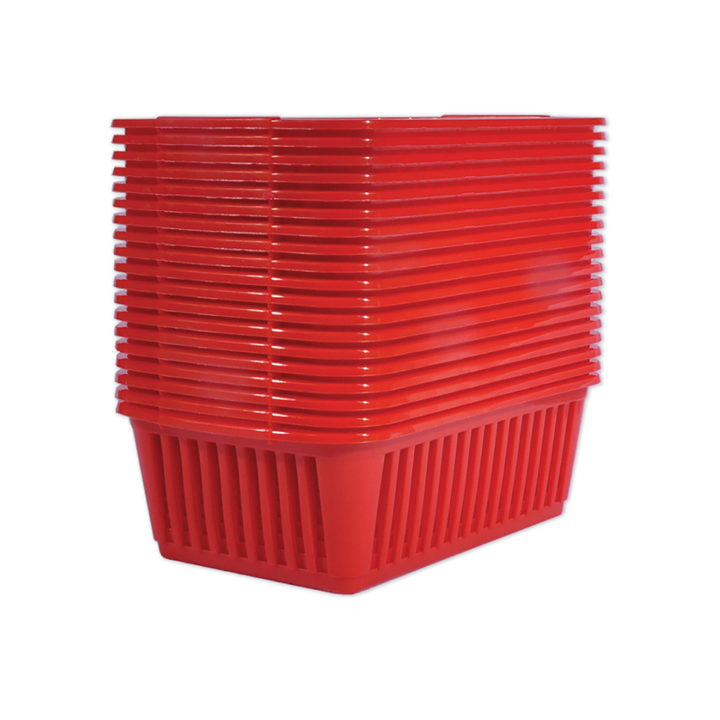 [S03S092] Small Baskets Red