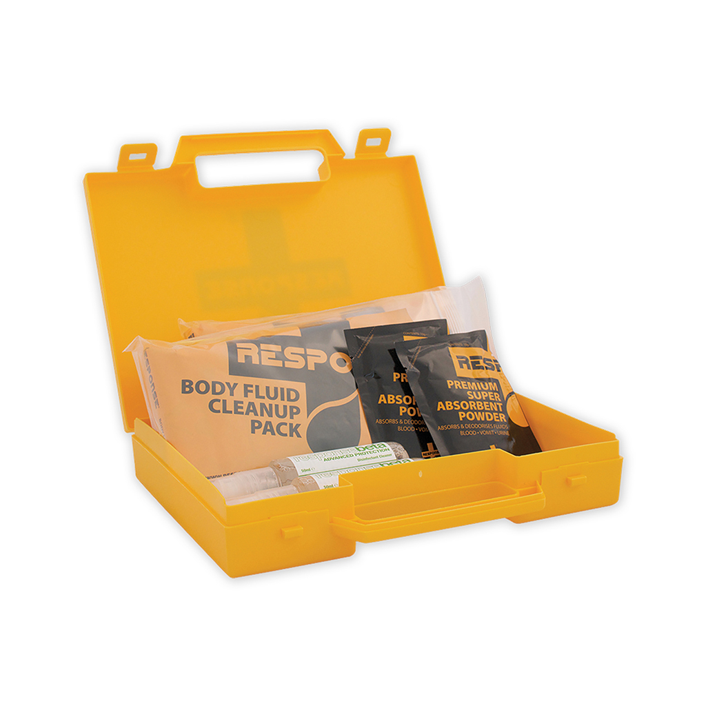 [RES002V] Bodily Fluids Spill Kit Full Clean Up Kit for Biohazard Incidents