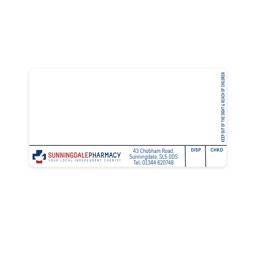 Roshban Sunningdale Pharmacy Labels