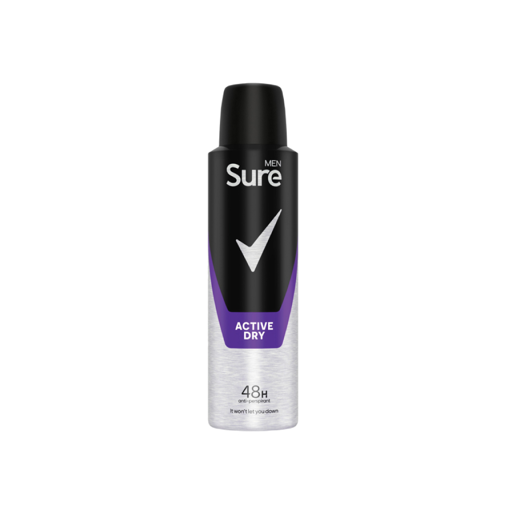 Sure Men Antiperspirant Active Dry 150ml
