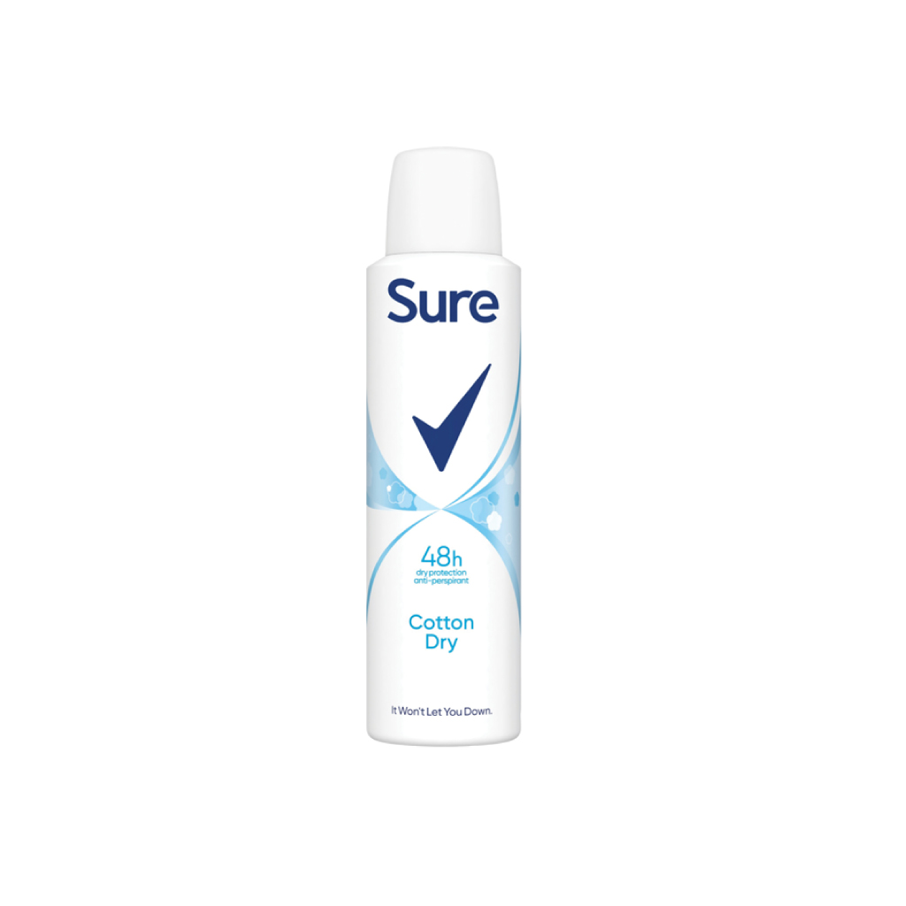 Sure Women Antiperspirant Deodorant Cotton Fresh 150ml